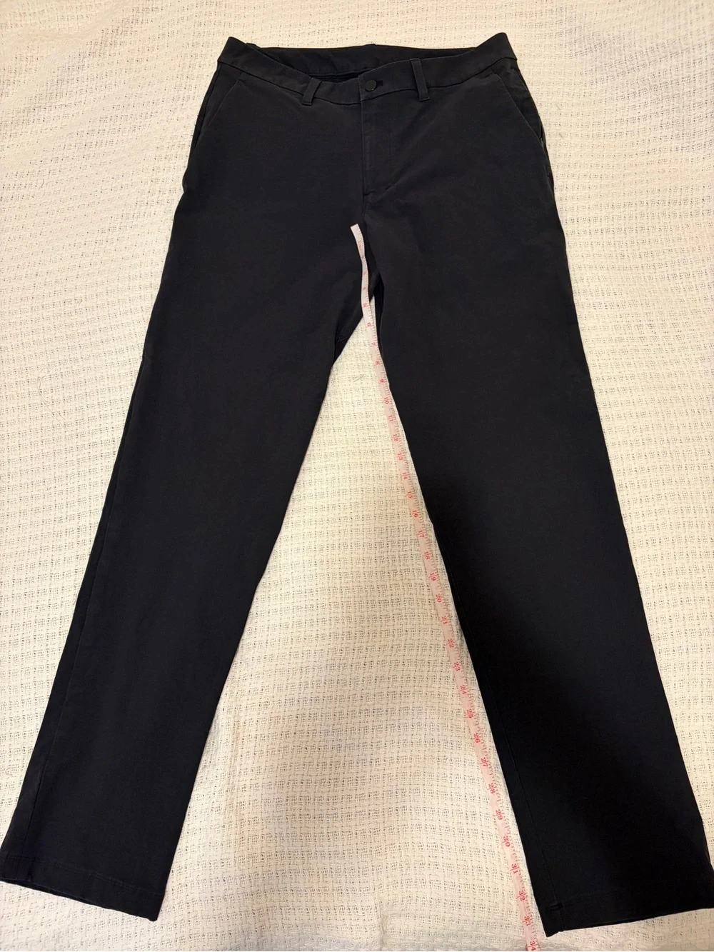Lululemon abc classic fit trouser black 32x34 versatwill